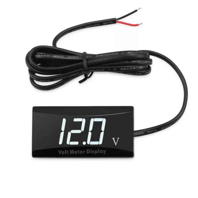 DC 12V LED Digital Monitor Volt Meter Display Battery Gauge Voltage Car Caravan