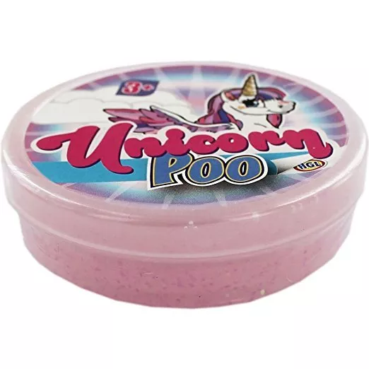 GIFTWORKS MAGIC UNICORN Poo Glitter Putty Slime Magical Poop Fun