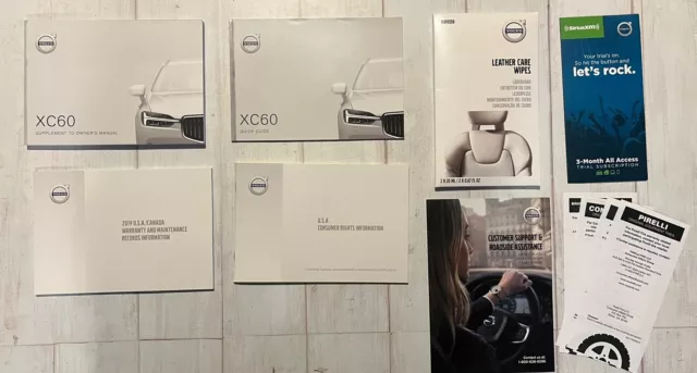 2019 Volvo Xc60 Owners Manual Set Oem Fast Free Shipping