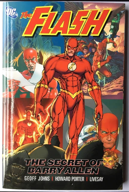 FLASH • THE SECRET LIFE OF BARRY ALLEN Paperback TPB • Michael Turner Cover! 2nd