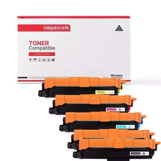 Toner TN243 (2BK+ CL )   Compatible pour Brother x5 NOPAN-INK