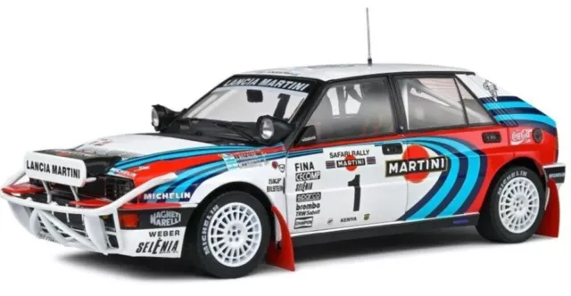 Solido 1/18. Lancia Delta HF Intégrale. Safari Rallye Kenya 1991. Neuf en boite