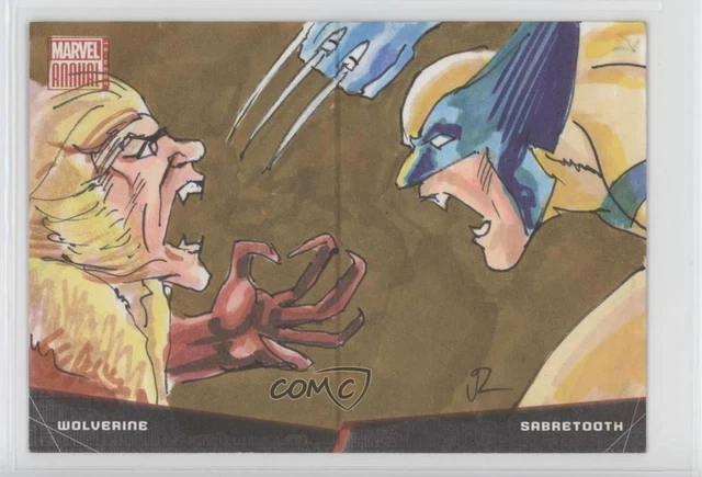 2020-21 Upper Deck Marvel Annual 1/1 Joe Rubinstein #BB15 Auto Sketch 0o04