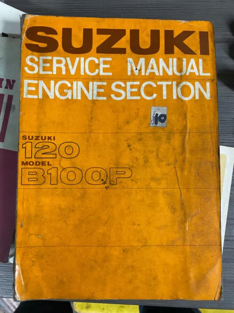 Suzuki Blop B100P B120 Manual Service Book Good Condition Offers Considered Suzuki Blop B100P B120 Manual Service Book Good Condition Offers Considered