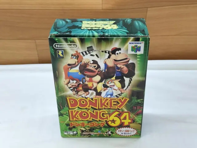 Paquete de expansión de memoria Nintendo Donkey Kong 64 incluido software N64