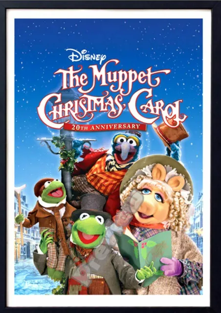 Die Muppet Weihnachtslied Film Film Kino Druck Poster Wandkunst Bild A4 +