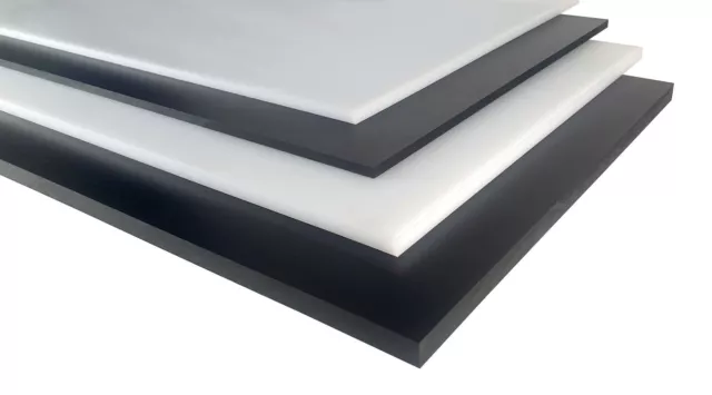 PE-HD 300 Polyethylen Platte 1-30 mm Natur/Schwarz Kunststoffplatte