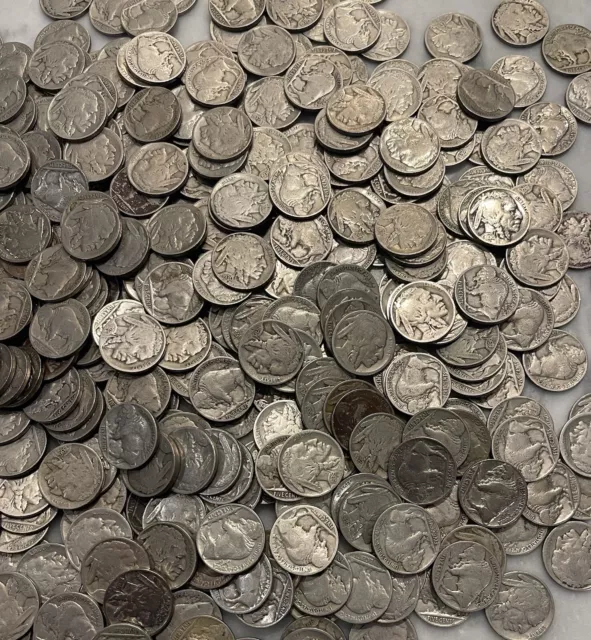 [Lot of 40] Buffalo Nickels Full Readable Dates - Choose How Many Lots of 40! 2