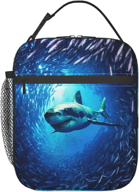 Bolsa de almuerzo aislada para tiburones caja de almuerzo enfriador de almuerzo cubo de almuerzo reutilizable para almuerzo outdoo