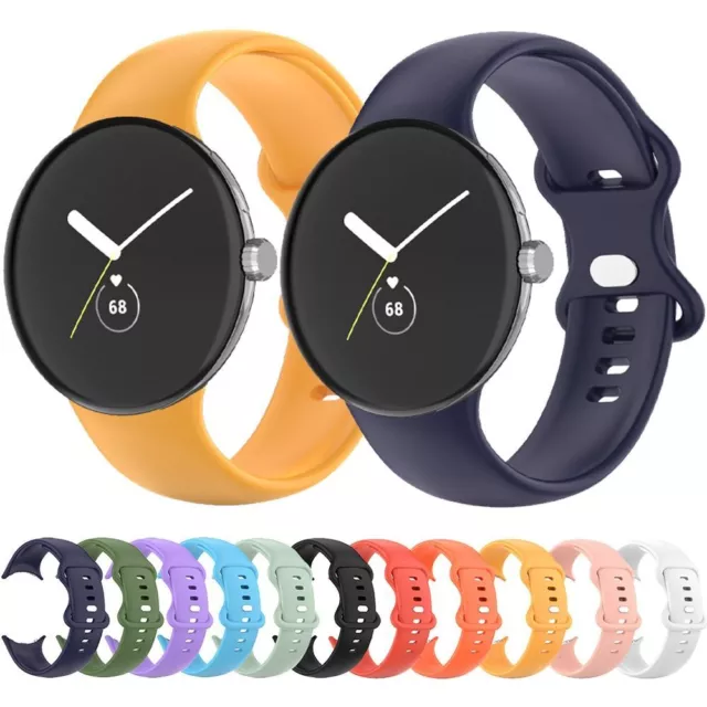 Wristband Watchband Replacement Silicone Bracelet Strap For Google Pixel Watch