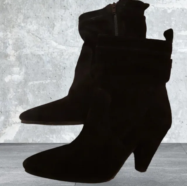 UNWANTED BLACK REAL Leather Soleflex Premium Comfort zip,Ankle,Heel ...