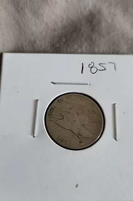 1857 Flying Eagle Cent Choice (Fair to Good Condition )