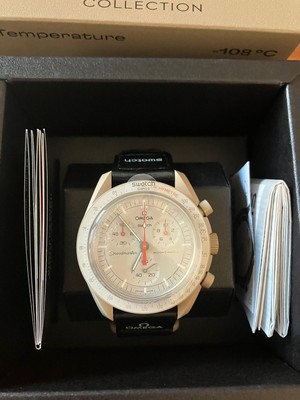 RARE! SWATCH X Omega so33c100 moonswatch Mission er Jupiter Speedmaster * NEW * Â£349.97 