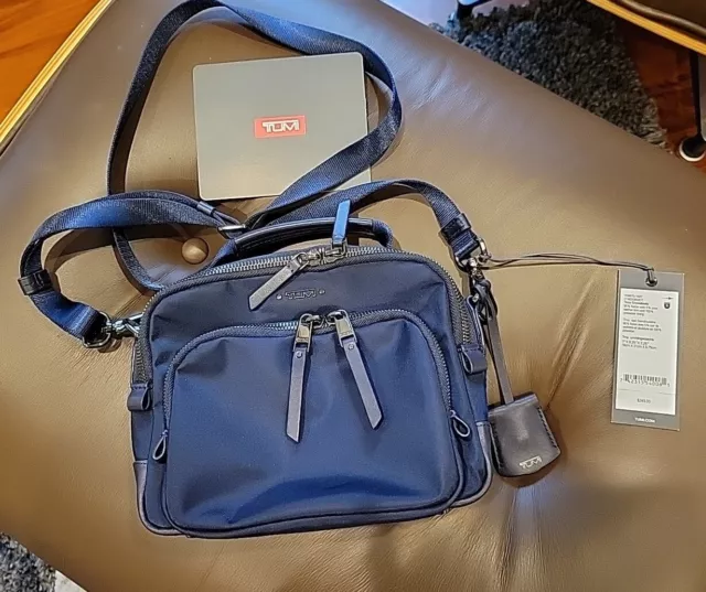 TUMI - Voyageur Troy Crossbody Bag - Over Shoulder Satchel for Women - Navy