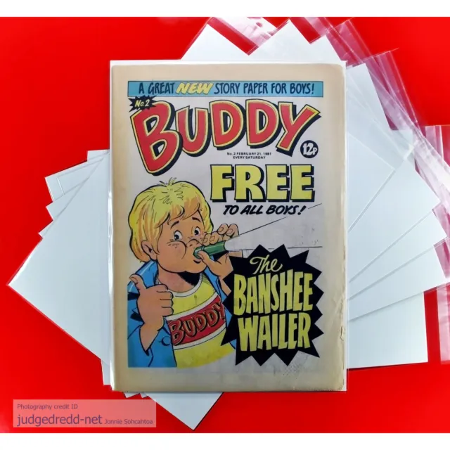 10 Buddy Comic Boards Size7. For A4 218 x 305mm 8.58 x 12.01In  .