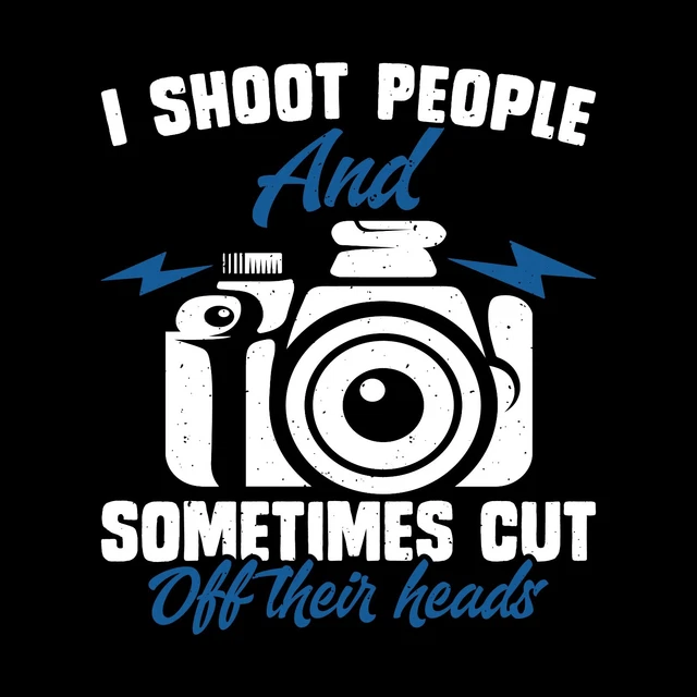 Photography Camera Funny I Shoot People Vintage Retro T-Shirt Gift Ideas Tee Top
