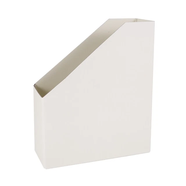 MAGAZINE FILE, OFFICE Desk Trapezoidal Box Folder Finishing Box Book ...