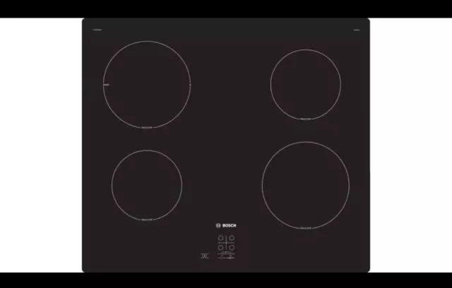 BOSCH Series 2 PUG61RAA5B 59 cm 13 amp plug-in Induction Hob Kitchen Black