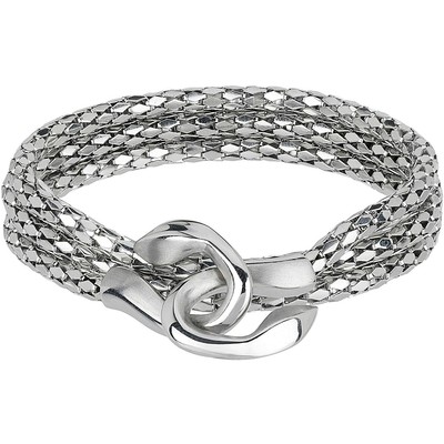 TJ2138 Breil BRACCIALE BREIL Uomo GROOVY In ACCIAIO Lucido Maglia CATENA Grumetta Cod 