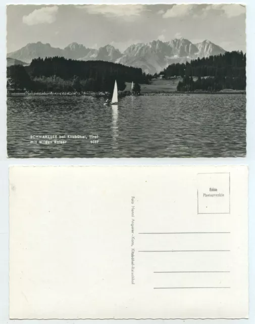 74553 - Schwarzsee near Kitzbühel with Wild Kaiser - real photo - old post office