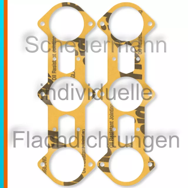 2x Gasket Weber 40 Ida, If, Idl , Ids, Id Carburettor E.g. Porsche 911