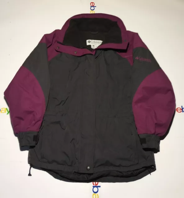 Columbia Sportswear Women's Waterproof Ski Snow Jacket Coat Purple Black Medium