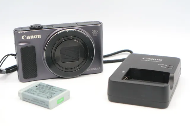 Canon PowerShot SX620 HS 20.2MP 25X Zoom Digital Camera -Black