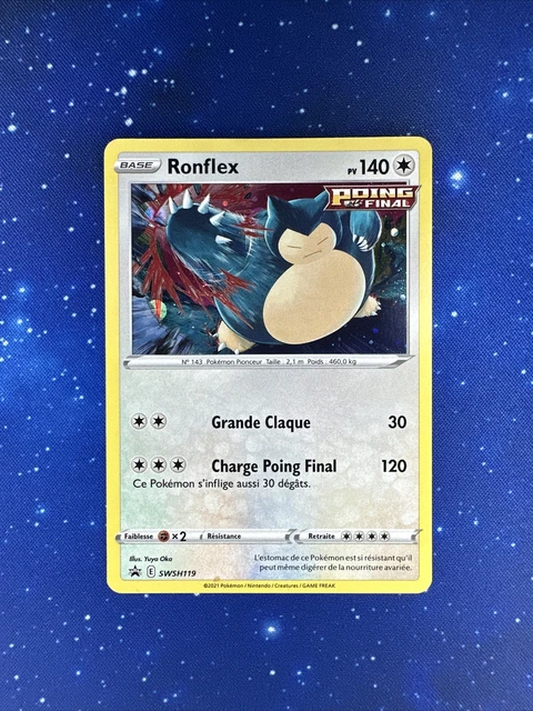 Pokemon Card Ronflex Holo SWSH119 Promo Sword & Shield (Original)