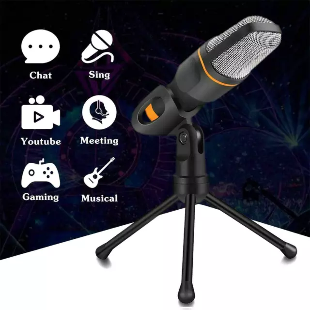 Microfono A Condensatore Per Registrazione Vocale Conferenze Karaoke Chat Pc