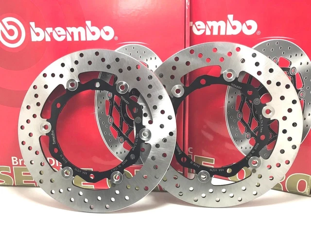 Sintered Front Brake Pads For A 2008 Yamaha T-Max 500. Made By Brembo—genuine OE Spec (07077XS) For Solid Stopping Power.