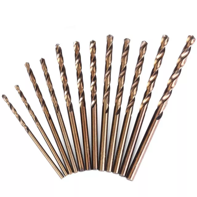 1-13mm HSS M35 Cobalt Twist Drill Bits HSS-Co Jobber Bit Metal Stainless Steel