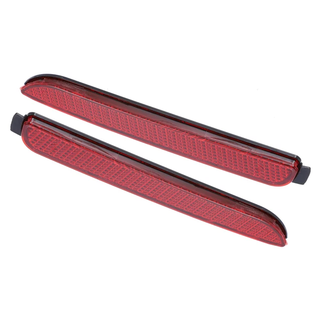 1 Par Trasero Parachoques Reflector Luz Cubierta para Coche 81920-08010 Rojo