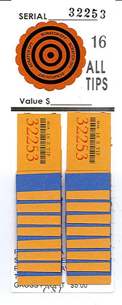 thumbnail image 2 of 50 Sure Tip Raffle Boards - Tickets #01-50 - Single Fold Bingo/Jar Tickets (12 Boards) 2 of 5