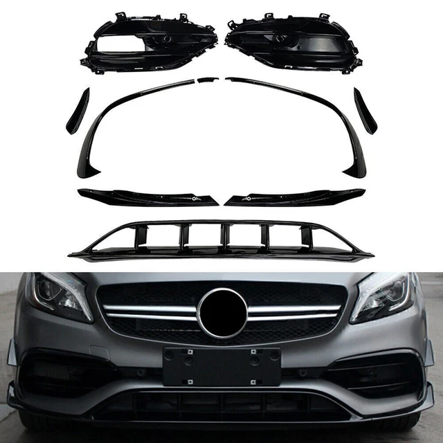 Kit carrozzeria spoiler labbra anteriori per Mercedes Benz Classe A W176 2016-18