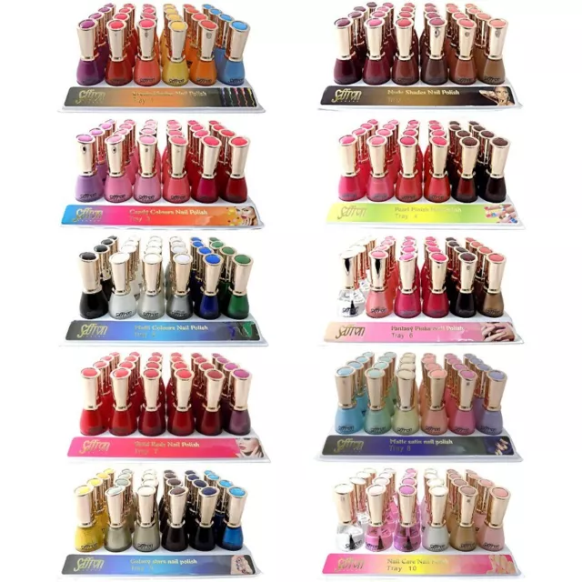 Saffron Nail Polish 97 Different Colours Saffron Nail Varnish  NEW STOCK IN