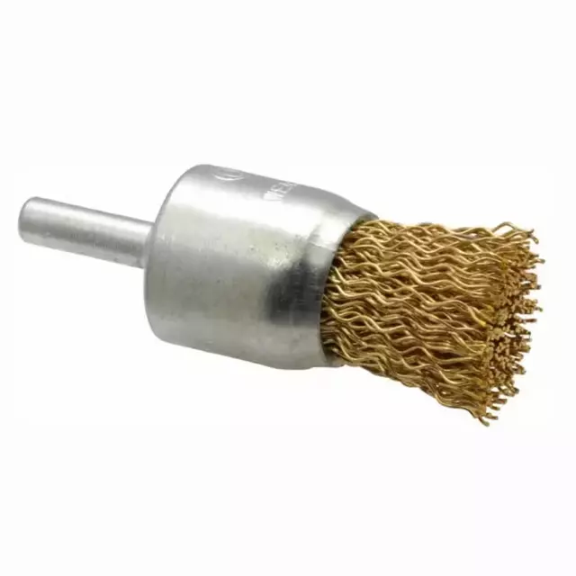 1 In. X 1/4 In. Shank Brass Wire End Brush