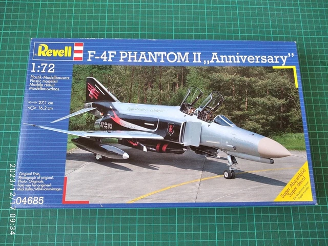 Avion Chasse F-4F Phantom II 1/100 - Modèle Collection Métal/Plastique - Hachette