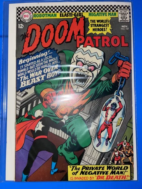 Doom Patrol #107 VG-FN DC Silver Age 1966 Bob Brown CA