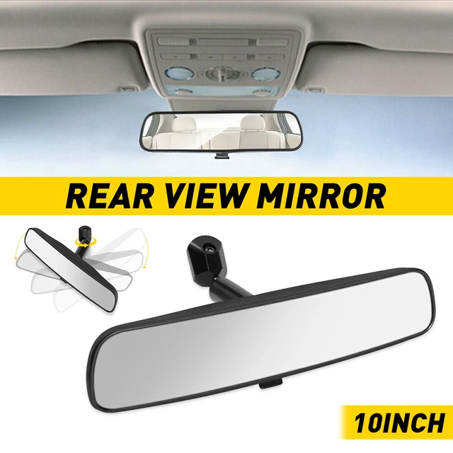 10" Black Rear View Mirror Interior On Car Replacement Day Night Universal New B