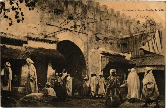 CPA AK Fez - Excursion to Fez - City Entrance MOROC (964243)