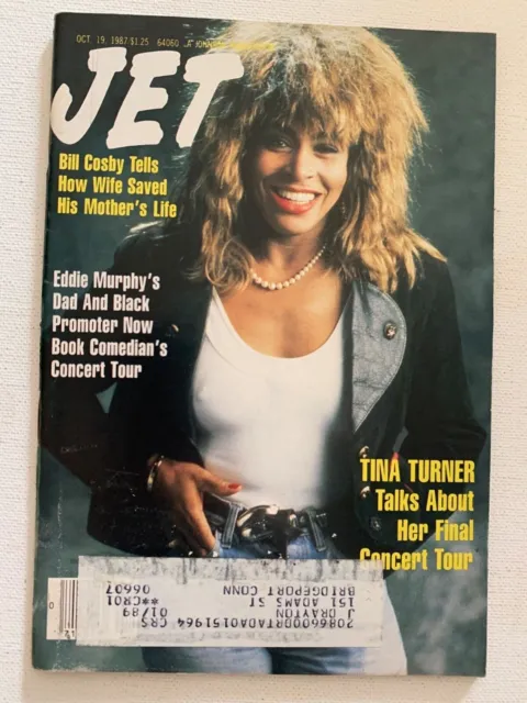 Jet Magazine Oct 19, 1987  TINA TURNER Talks About Her Final Concert Tour