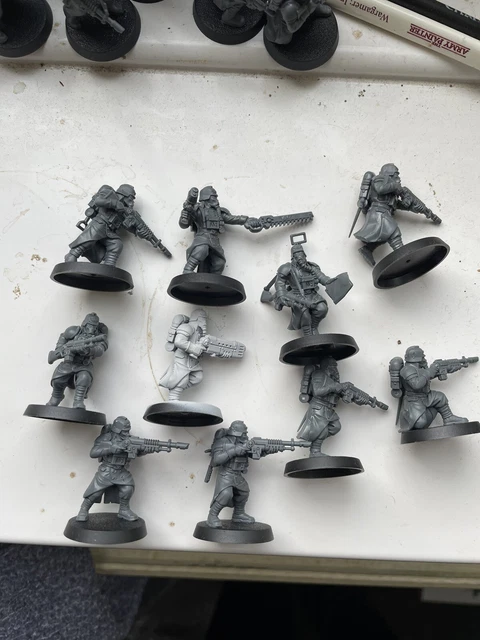 VETERAN GUARDSMEN SQUAD Death Korps Of Krieg Kill Team Warhammer 40k £ ...