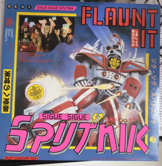 Sigue Sigue Sputnik – Flaunt It 12” Vinyl LP PCS 7305 Synth Pop