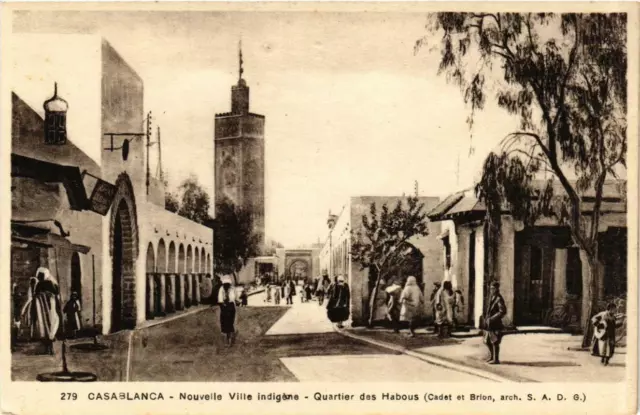 CPA AK CASABLANCA New Indigenous Quartier des Habous MOROCCO (689728)