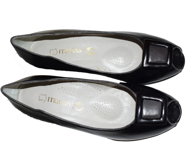 SCARPE DONNA CON tacco 35 37 vera pelle eleganti comode Itersan da