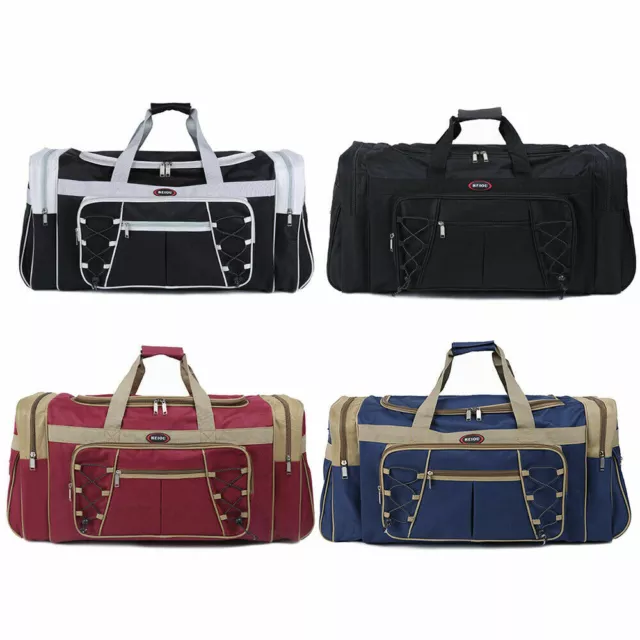 26" 72L Large Travel Duffle Bag Foldable Sports GYM Weekender Bag for Men Women