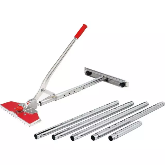 Roberts Carpet Stretcher Kit W Adjustable Locking Tube Rolling Case 8 Pc 23.5 ft Roberts Carpet Stretcher Kit W Adjustable Locking Tube Rolling Case 8 Pc 23.5 ft