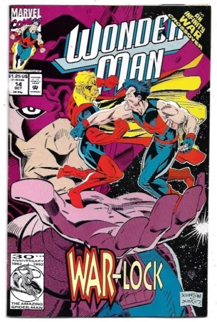 Wonder Man #14 Infinity War Crossover FN/VFN (1992) Marvel Comics