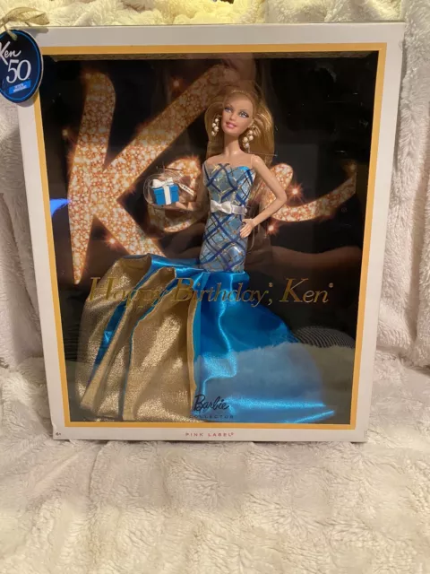 HAPPY BIRTHDAY KEN 50th Anniversary Barbie Doll V0438, New 2010 $84.50 ...