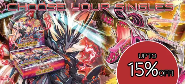 YuGiOh! Wild Survivors Choose Your Own Singles WISU-EN PRE ORDER 01/06/23